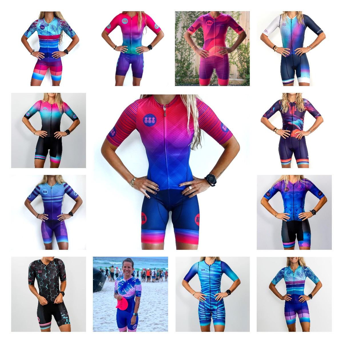 Triathlon Cycling Kit - Tres Pina One Piece Bodysuit Summer