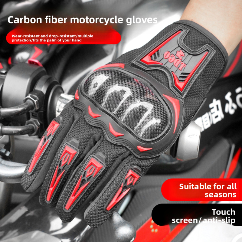 Cycling Gloves - High-end Summer Motorcycle Gloves Men Women