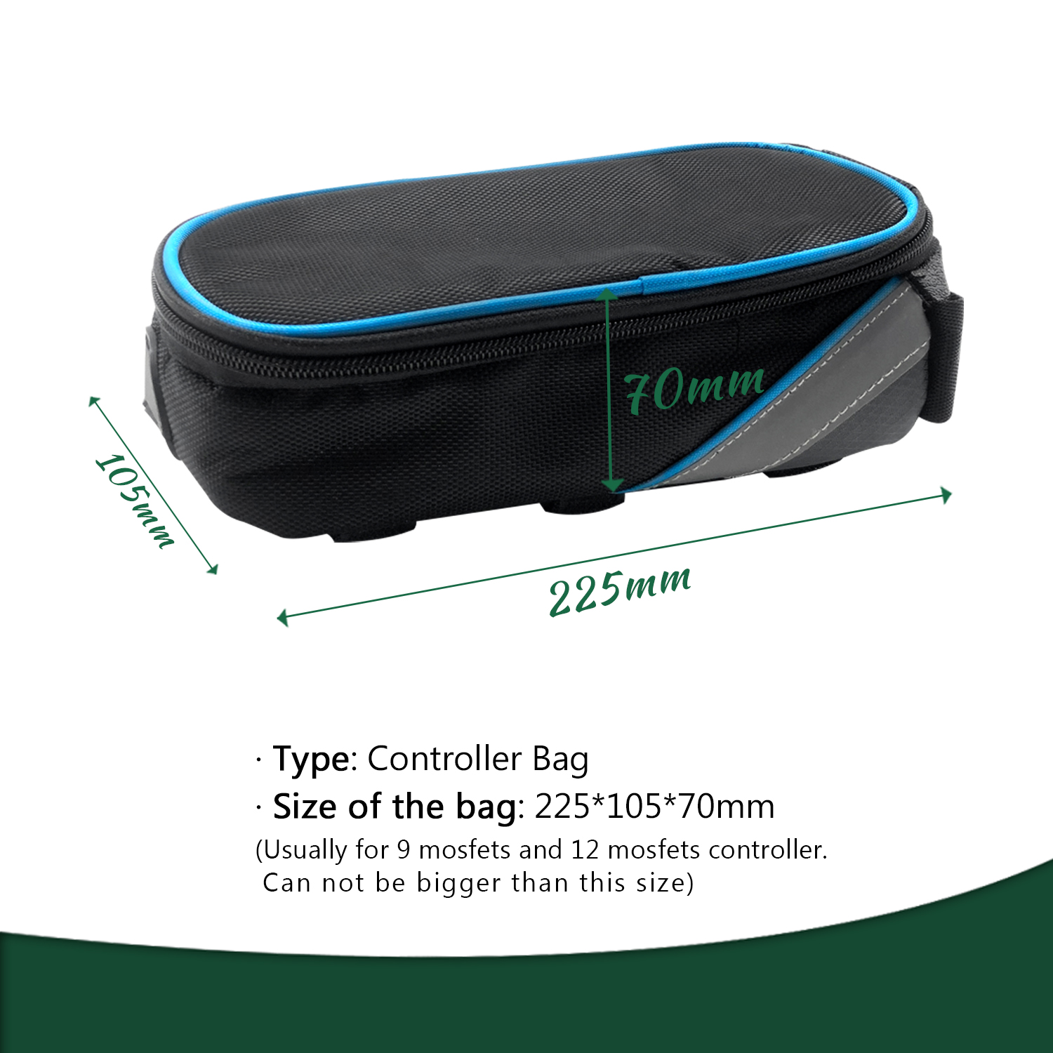 Ebike Waterproof Controller Bo - مراجعة Cycling Gear Bag وسعره