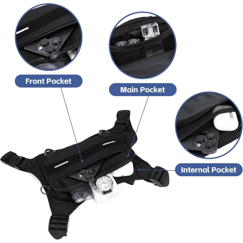 Vest Bag Multifunctional Tacti - مراجعة Cycling Gear Travel Bag وسعره