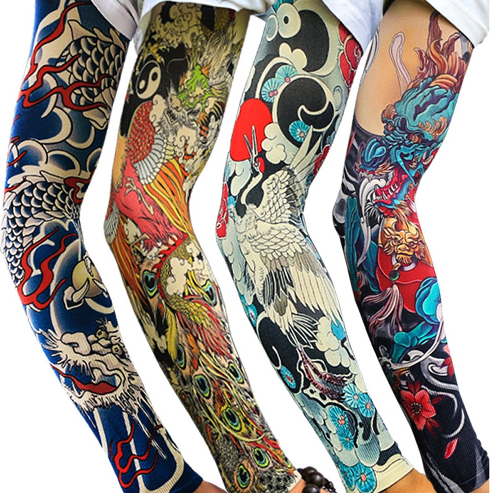Arm Covers Flower Arm Tattoo S - مراجعة Cycling Gloves وسعره