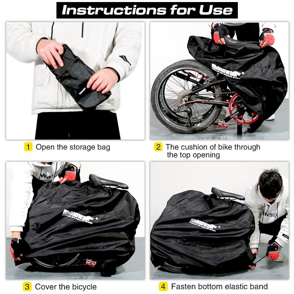 Rhinowalk Folding Bike Storage - مراجعة Cycling Gear Travel Bag وسعره
