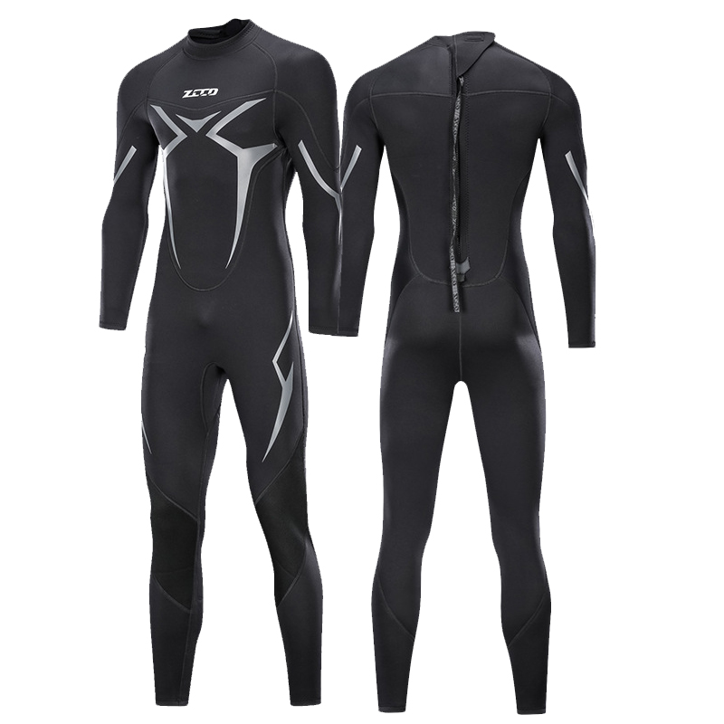 Neoprene Wetsuit 3mm Mens Long - مراجعة Triathlon Cycling Kit وسعره