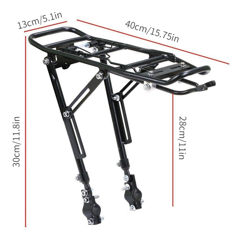 1PC Alloy Rear Bicycle  Rack C - مراجعة Cycling Gear Bag وسعره