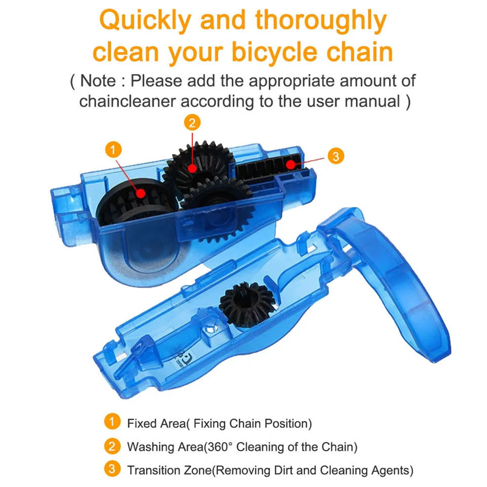 Bicycle Chain Clean Brush Bicy - مراجعة Cycling Gear Kit وسعره