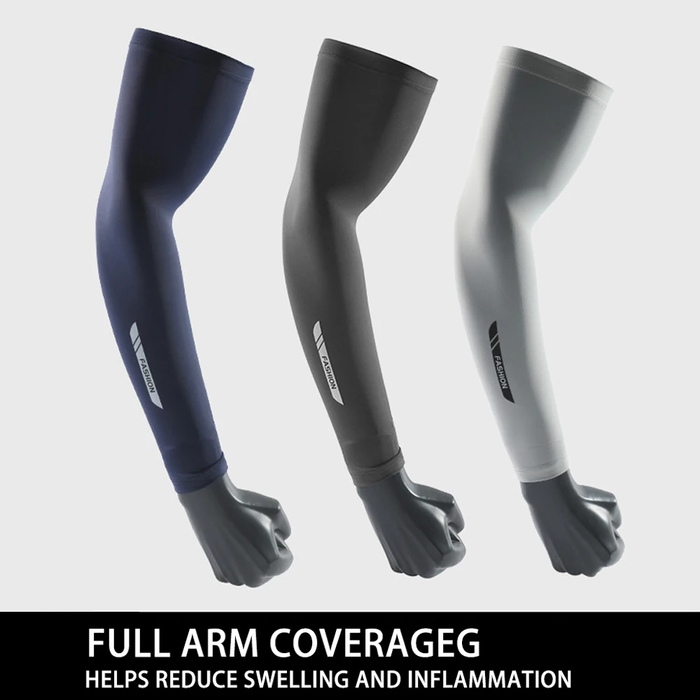 Sunscreen ice sleeves for men, - مراجعة Cycling Gloves وسعره