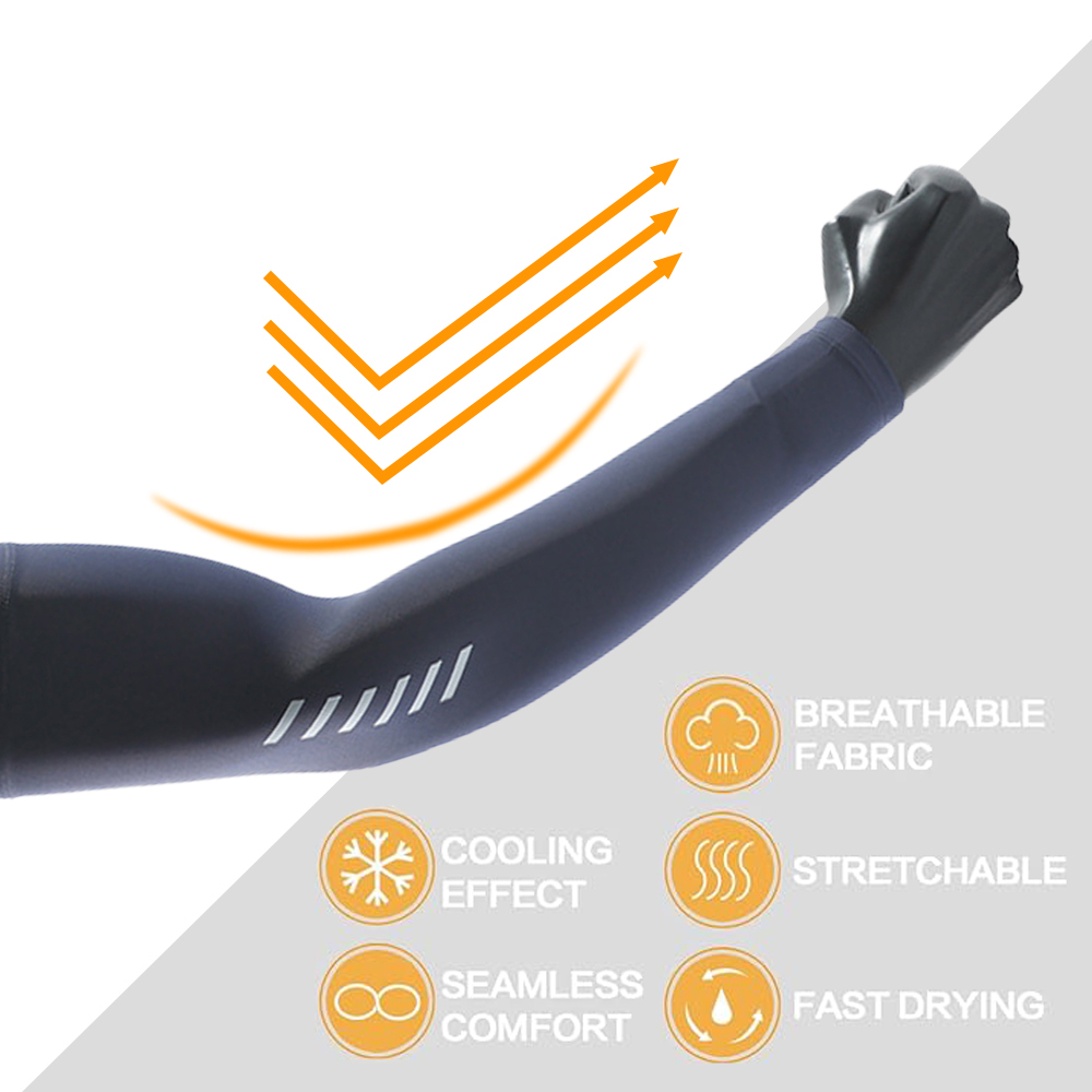 Sunscreen ice sleeves for men, - مراجعة Cycling Gloves وسعره