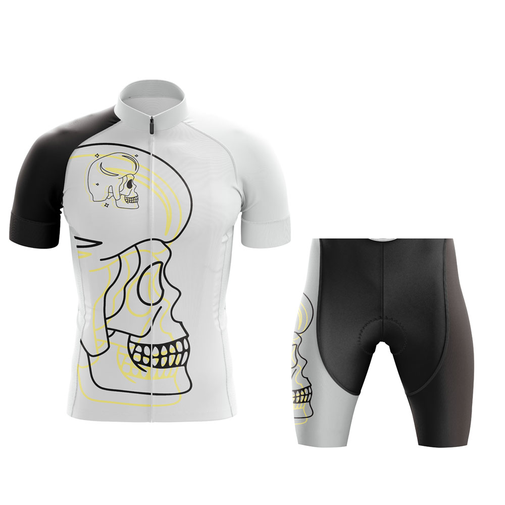Skull Cycling Jersey Set Men B - مراجعة Triathlon Cycling Kit وسعره