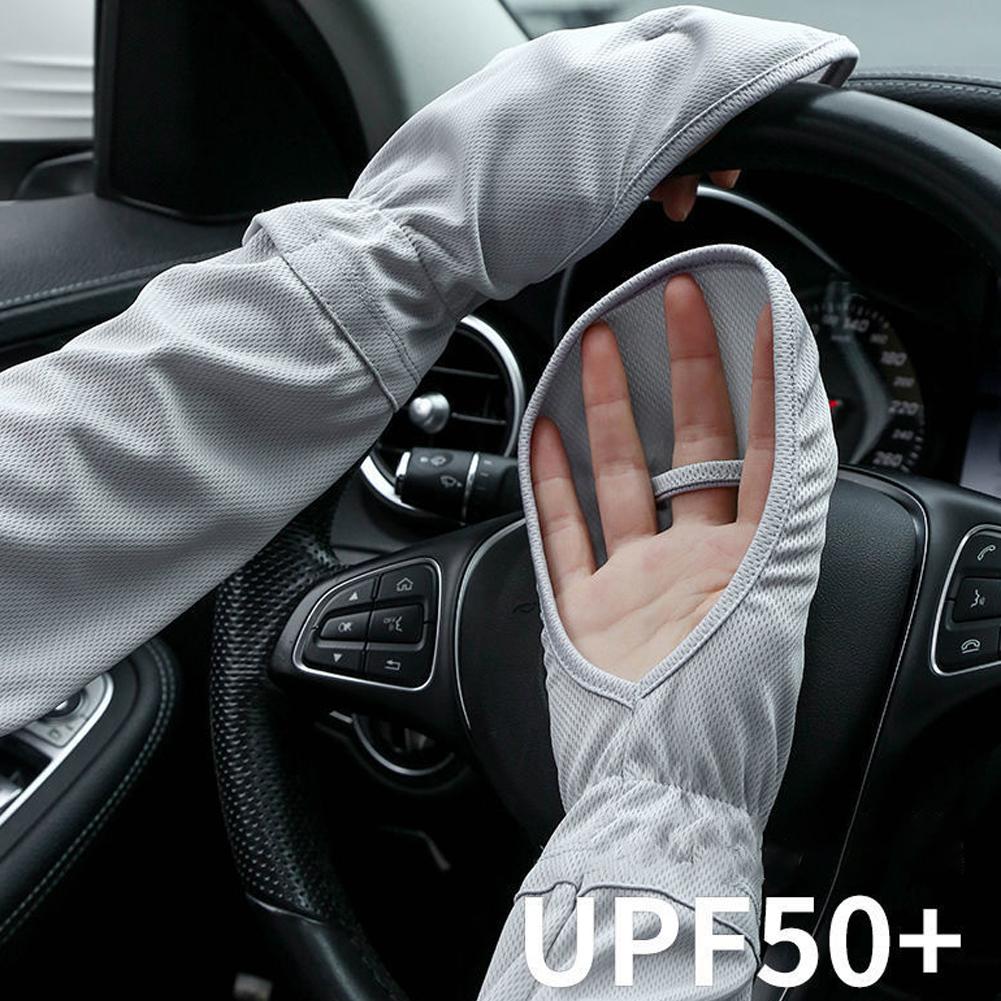 Solid Color Large Ice Silk Glo - مراجعة Cycling Gloves وسعره