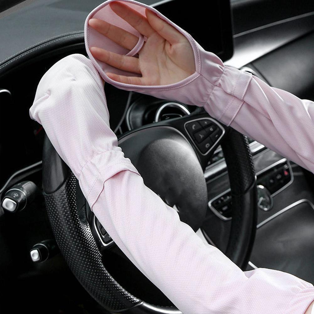 Solid Color Large Ice Silk Glo - مراجعة Cycling Gloves وسعره