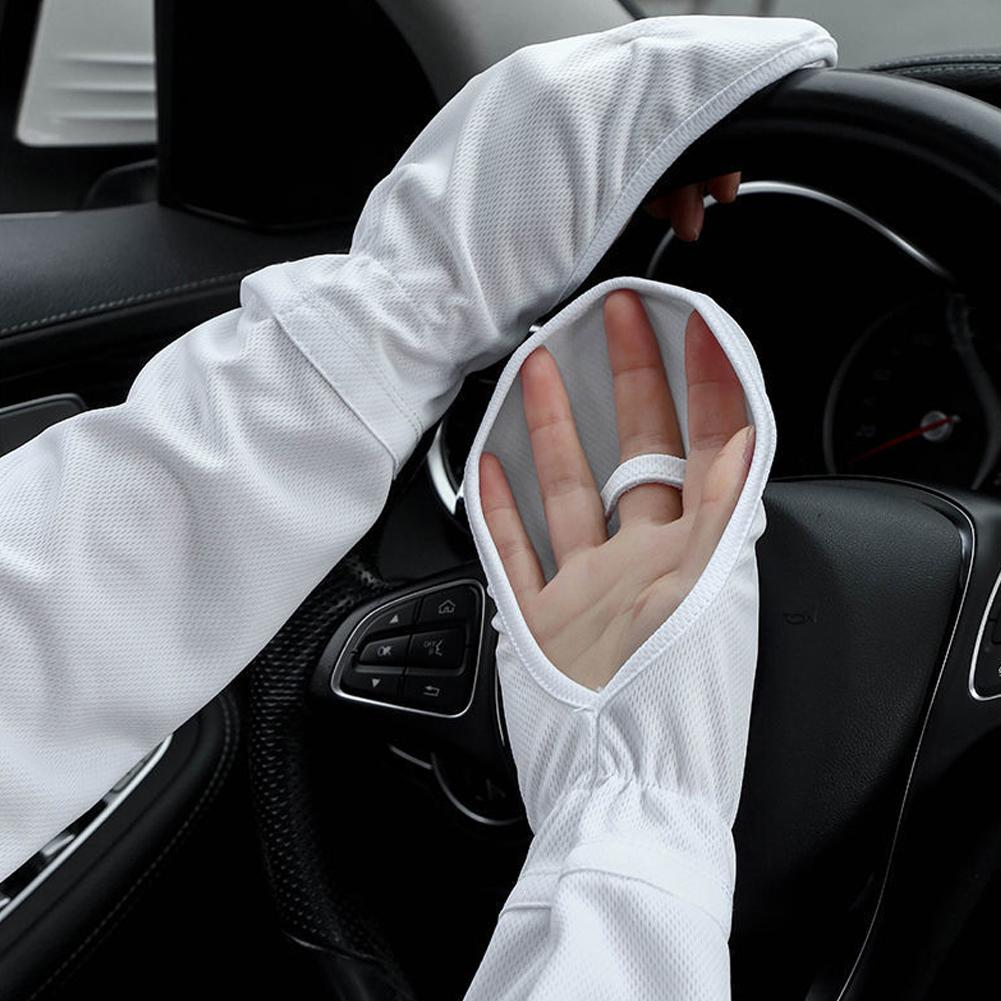 Solid Color Large Ice Silk Glo - مراجعة Cycling Gloves وسعره