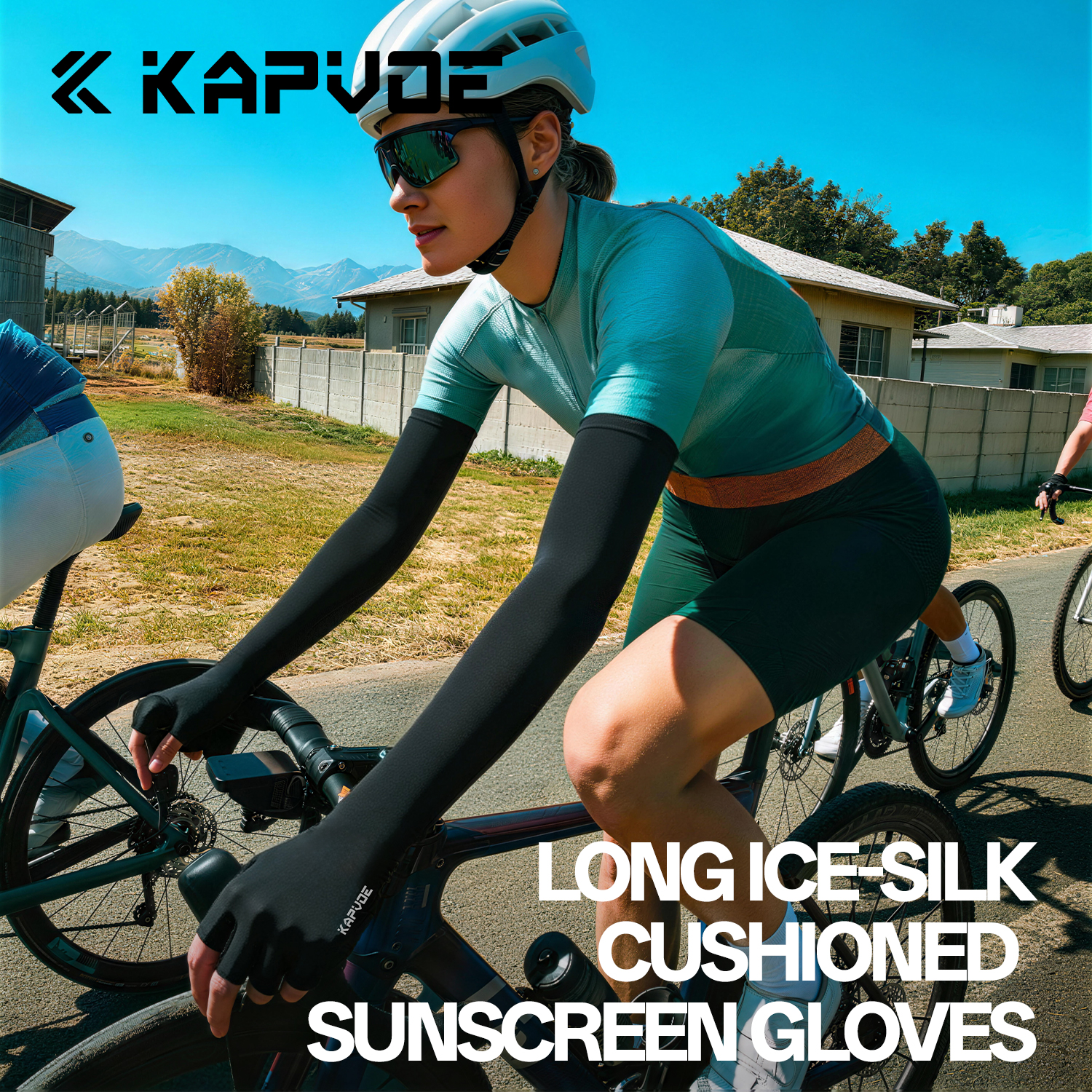 Kapvoe Outdoor Sports Arm Slee - مراجعة Cycling Gloves وسعره
