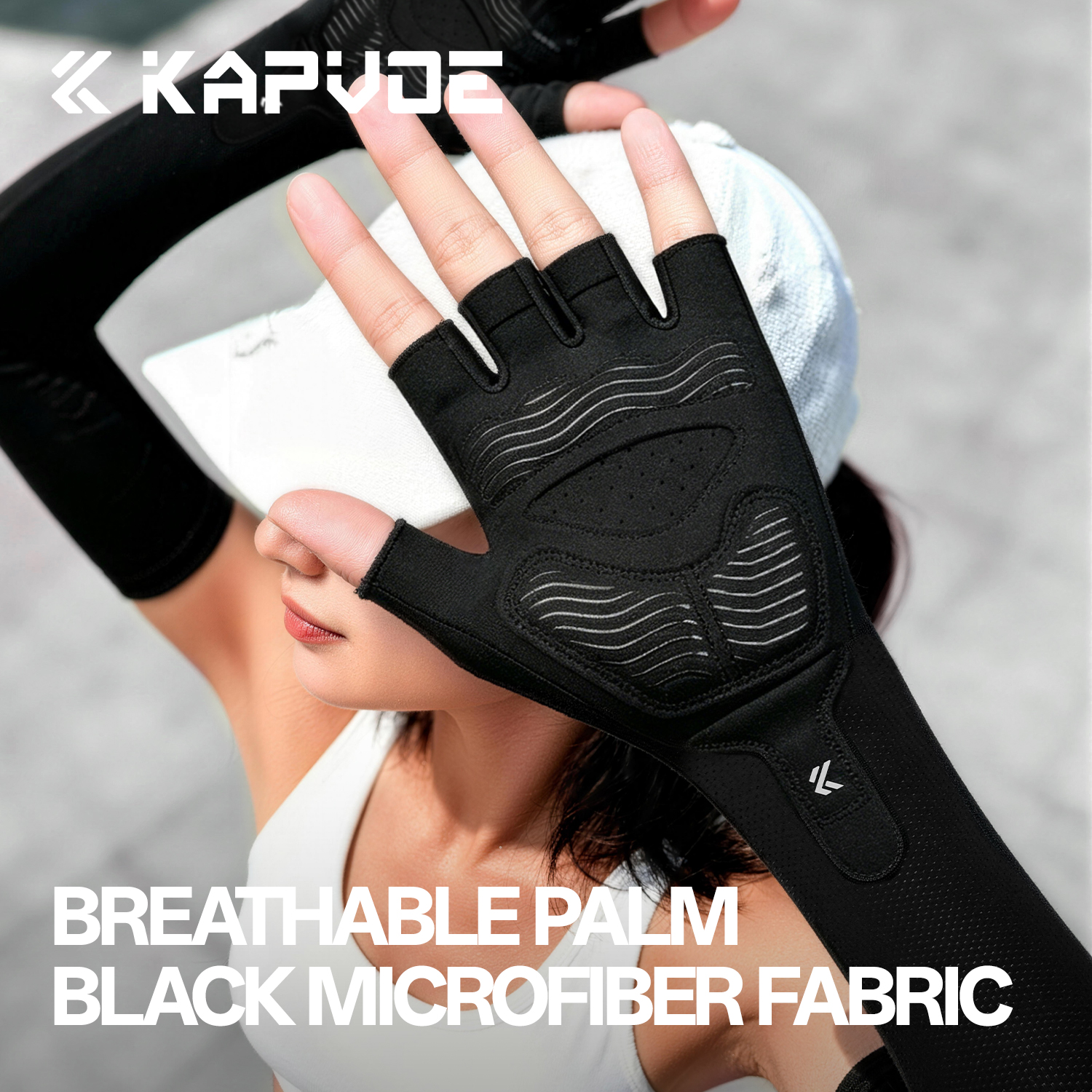 Kapvoe Outdoor Sports Arm Slee - مراجعة Cycling Gloves وسعره