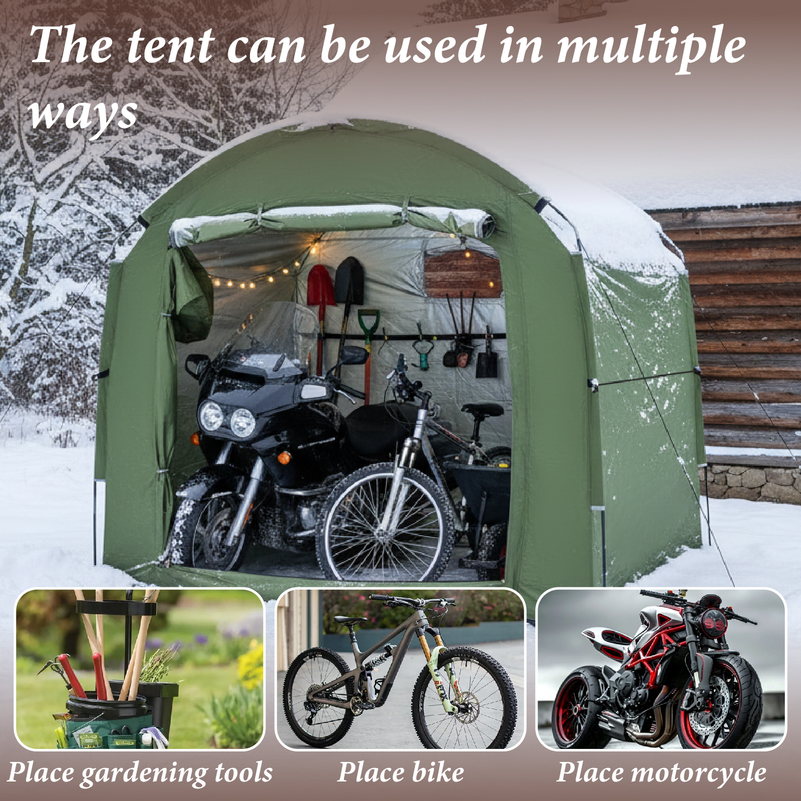 Portable Outdoor Bike Shelter  - مراجعة Cycling Gear Bag وسعره