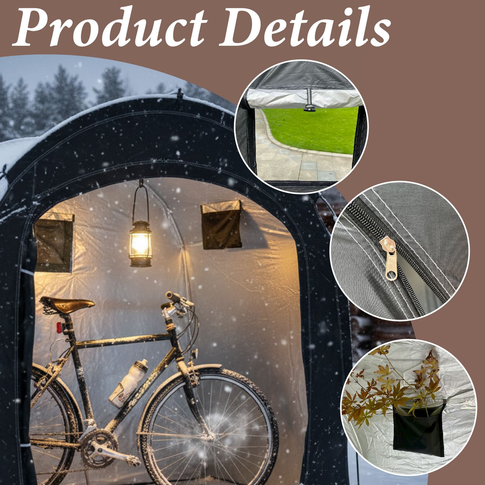 Portable Outdoor Bike Shelter  - مراجعة Cycling Gear Bag وسعره