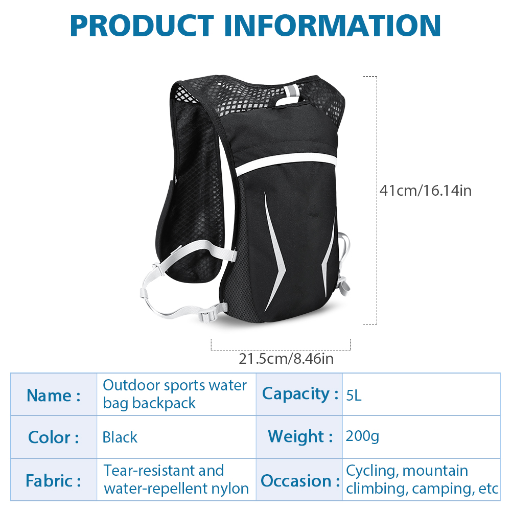 Outdoor Trail Running Backpack - مراجعة Cycling Gear Travel Bag وسعره