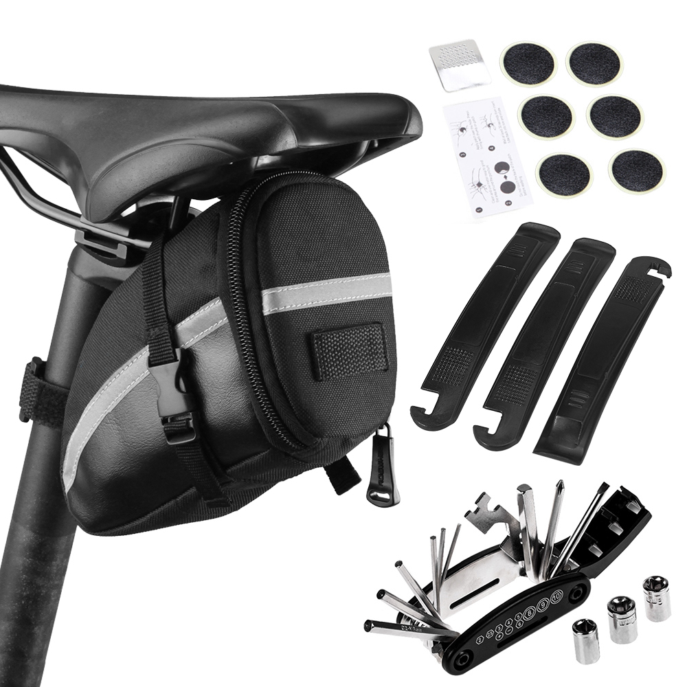Bike Repair Tool Kits Bicycle  - مراجعة Cycling Gear Travel Bag وسعره
