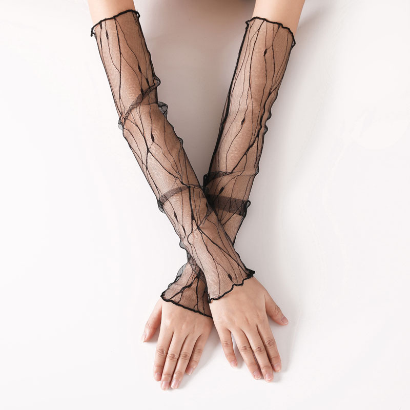 Mesh ice sleeve women summer l - مراجعة Cycling Gloves وسعره