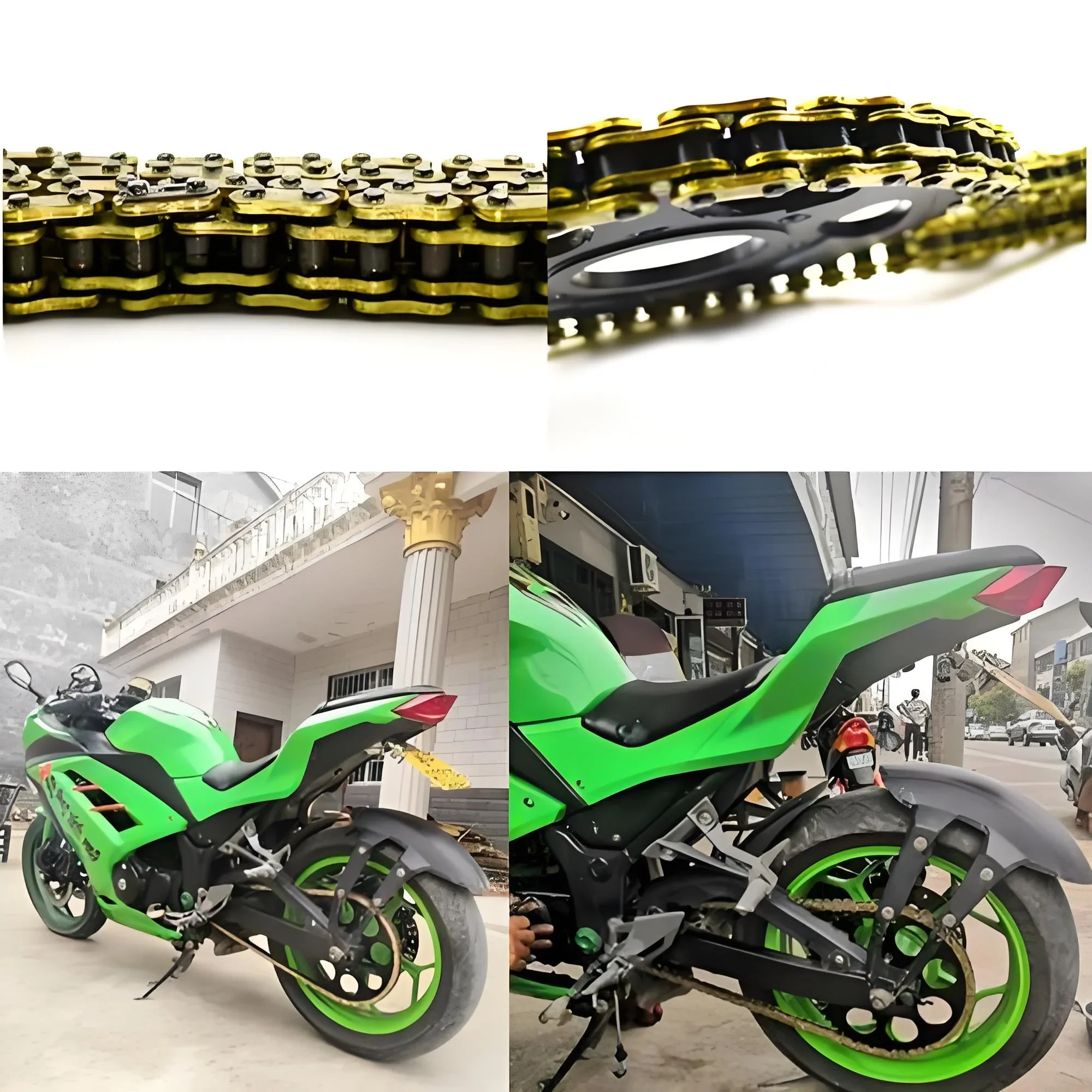 Motorcycle Gold Oil Seal Chain - مراجعة Bicycle Chain Lubricant وسعره