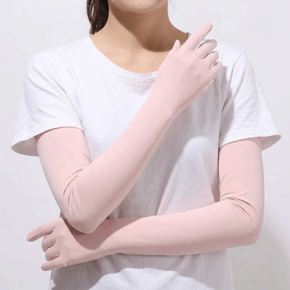 Women's Gloves Solid Color Lon - مراجعة Cycling Gloves وسعره