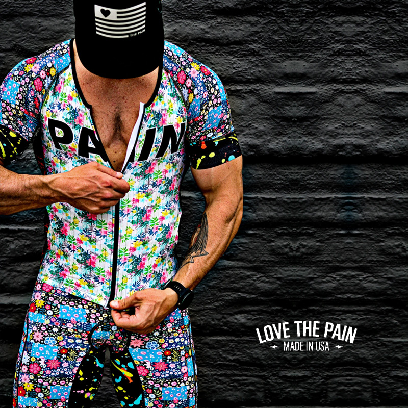 Love The Pain Man Cycling Skin - مراجعة Triathlon Cycling Kit وسعره