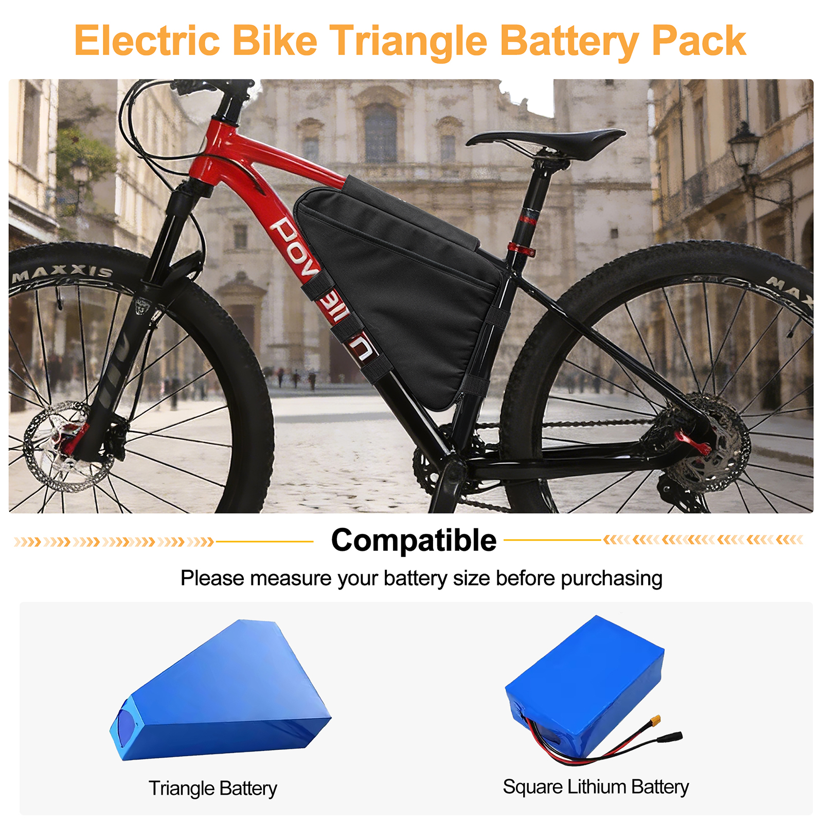E-Bike Triangle Battery Bag Wa - مراجعة Cycling Gear Travel Bag وسعره