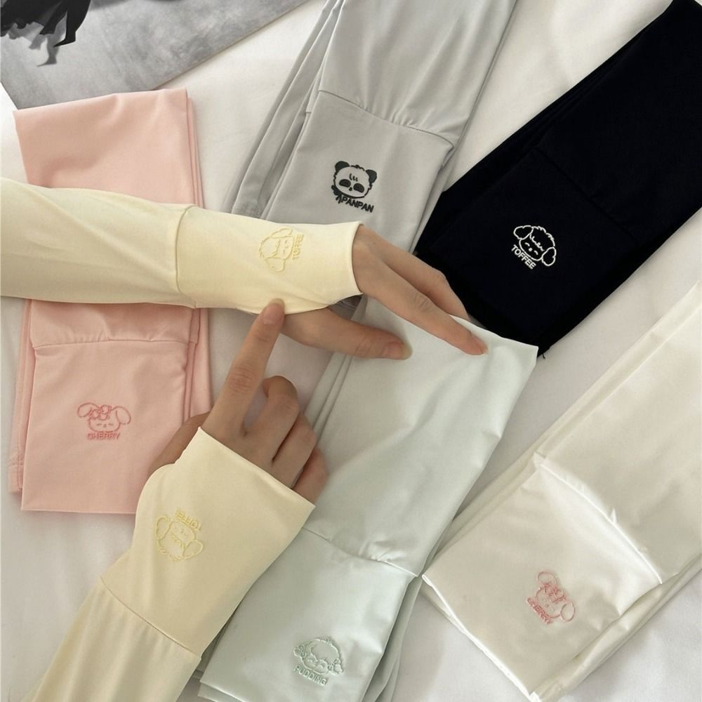 Cute Elastic Long Ice Silk Sle - مراجعة Cycling Gloves وسعره