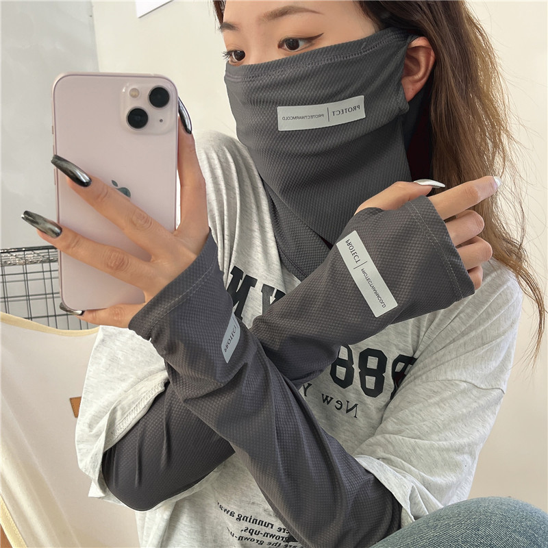 2Pcs Set Sun UV Protection Arm - مراجعة Cycling Gloves وسعره