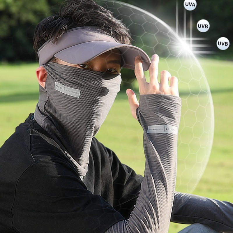 2Pcs Set Sun UV Protection Arm - مراجعة Cycling Gloves وسعره