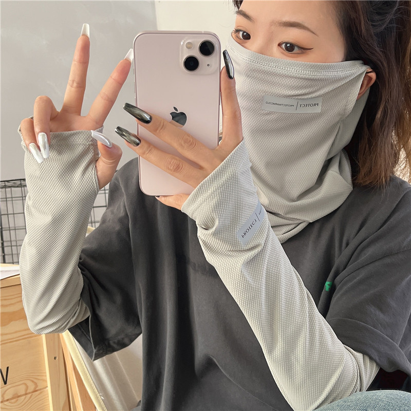 2Pcs Set Sun UV Protection Arm - مراجعة Cycling Gloves وسعره