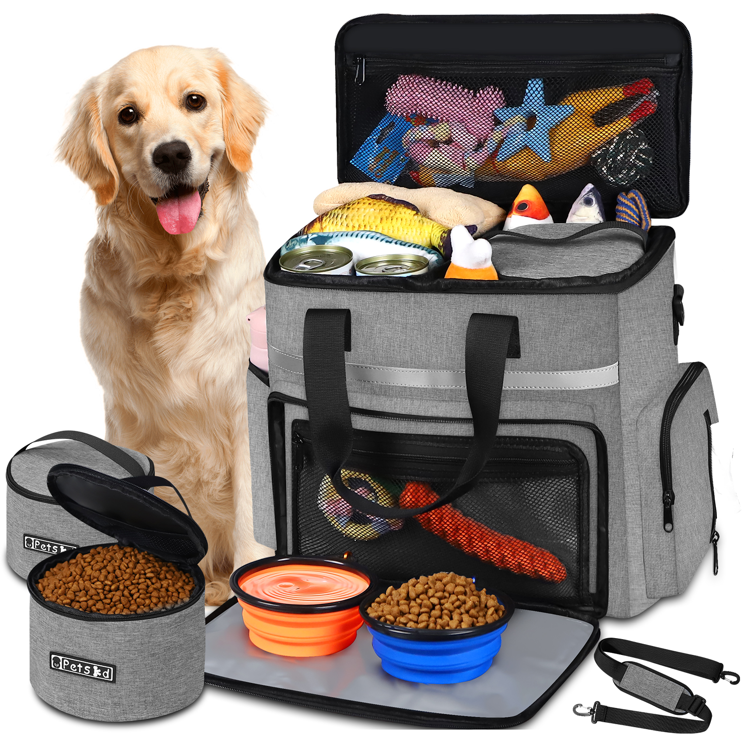 Petskd Outdoor Dog Organizer B - مراجعة Cycling Gear Travel Bag وسعره