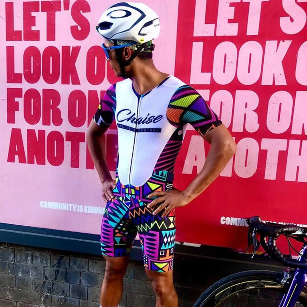 Chaise Men skinsuit uci sports - مراجعة Triathlon Cycling Kit وسعره