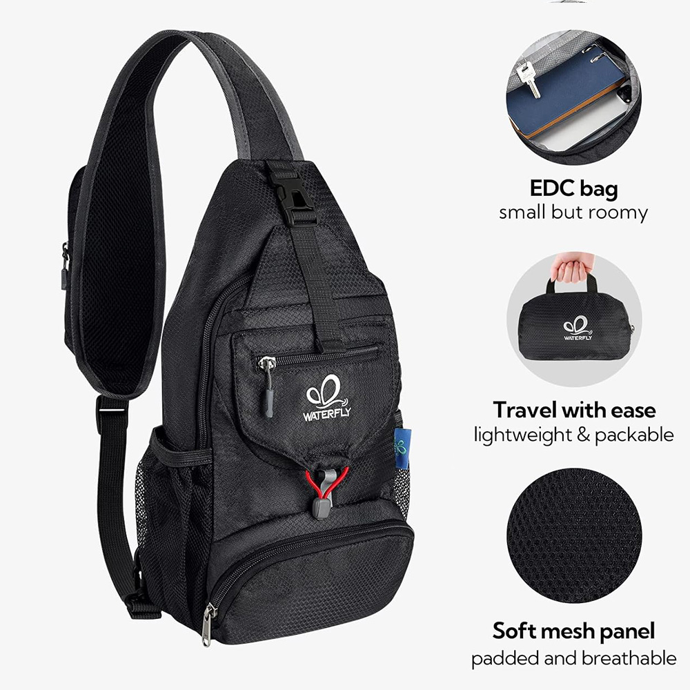 WATERFLY Chest Bag Shoulder Sm - مراجعة Cycling Gear Bag وسعره
