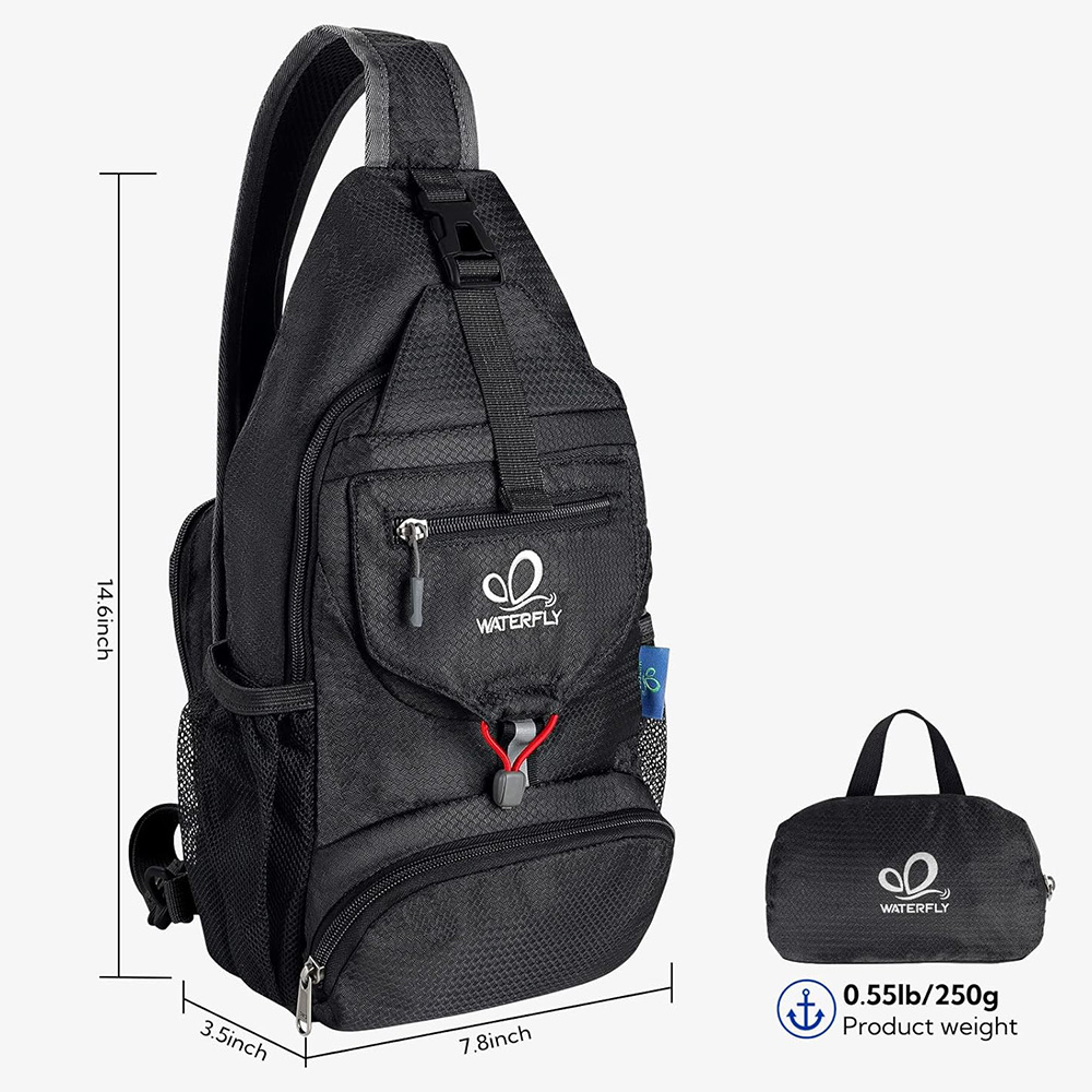 WATERFLY Chest Bag Shoulder Sm - مراجعة Cycling Gear Bag وسعره