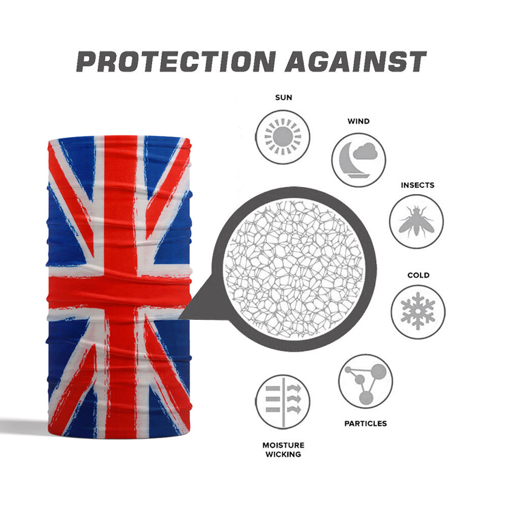 UK Union Flag Neck Tube Bandan - مراجعة Mens Cycling Gear Uk وسعره