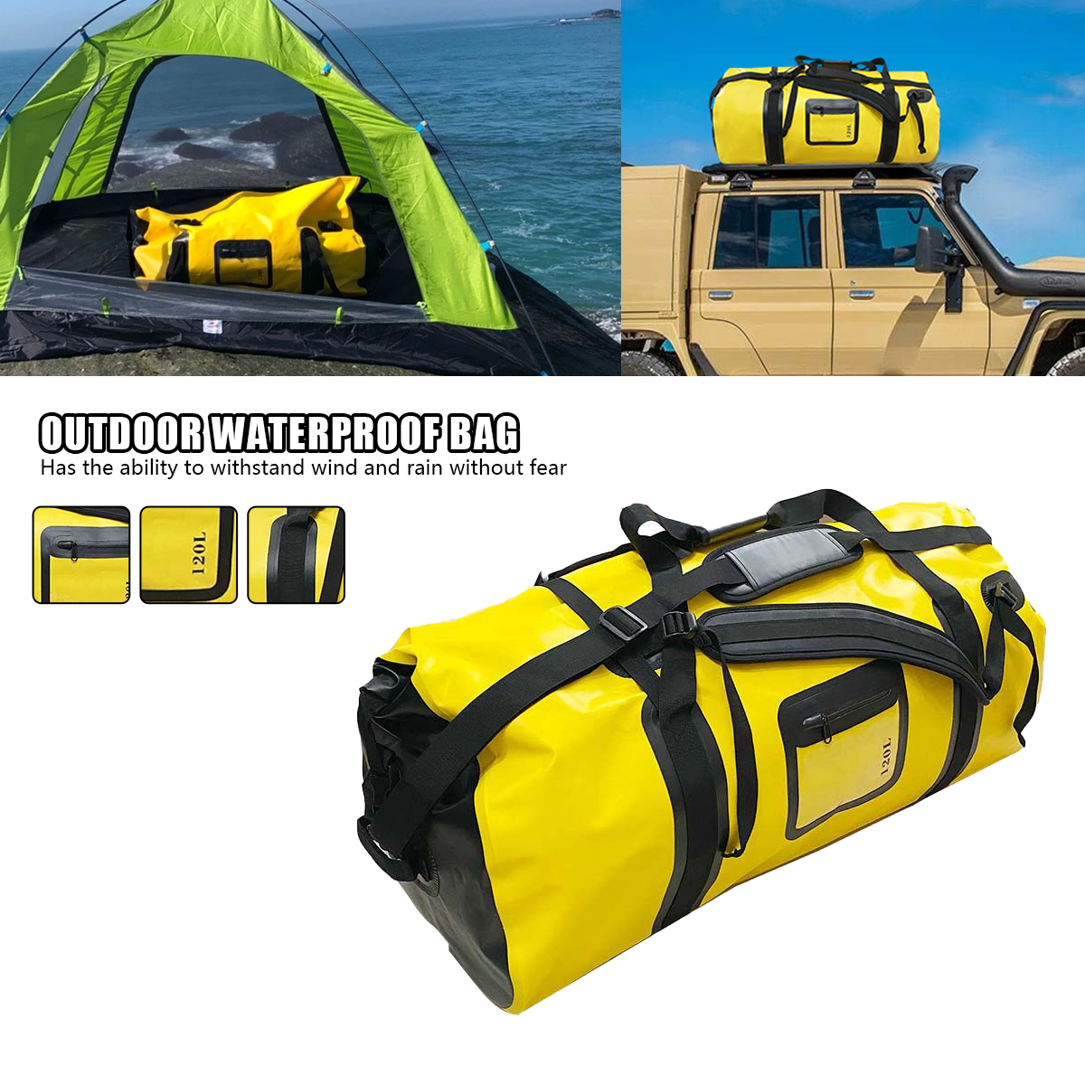 Waterproof Car Bicycle Motorcy - مراجعة Cycling Gear Travel Bag وسعره