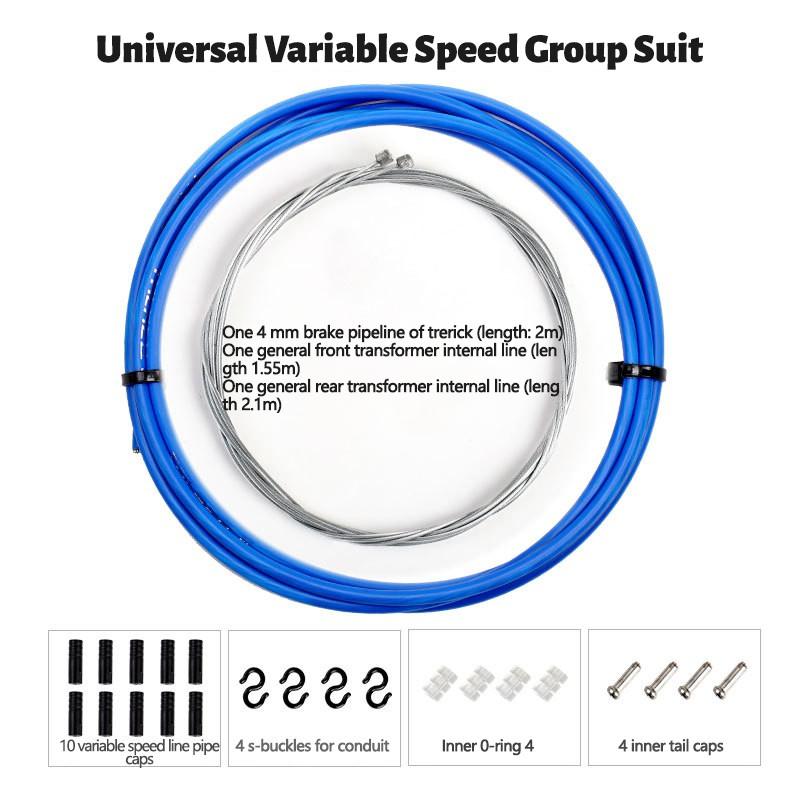 Bicycle Gear Brake Cable Set 2 - مراجعة Cycling Gear Kit وسعره